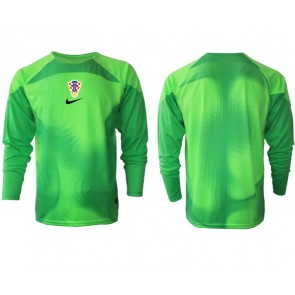 Kroatia Keeper Hjemmedrakt VM 2022 Langermet